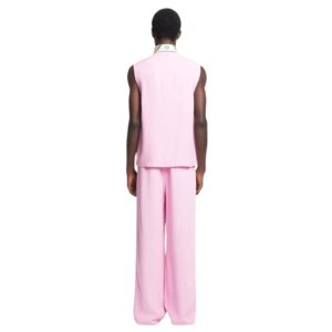 NANUSHKA BENTO SILK VISCOSE TWEED PANTS PINK