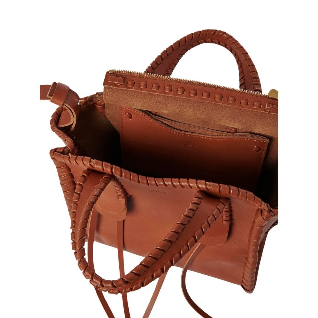 CHLOE SMALL MONY TOTE BAG CARAMEL - Image 3