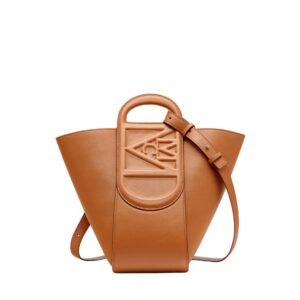 MCM LARGE MODE TRAVIA TOTE IN SPANISH NAPPA LEATHER COGNAC