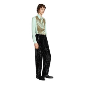 DRIES VAN NOTEN EMBELLISHED PANTS