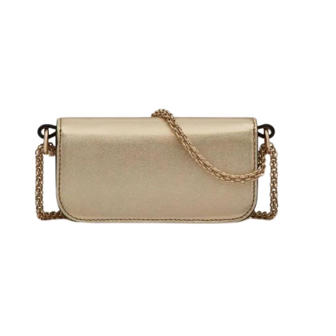 VALENTINO GARAVANI LOCÒ MICRO BAG WITH CHAIN AND JEWEL LOGO - Image 2