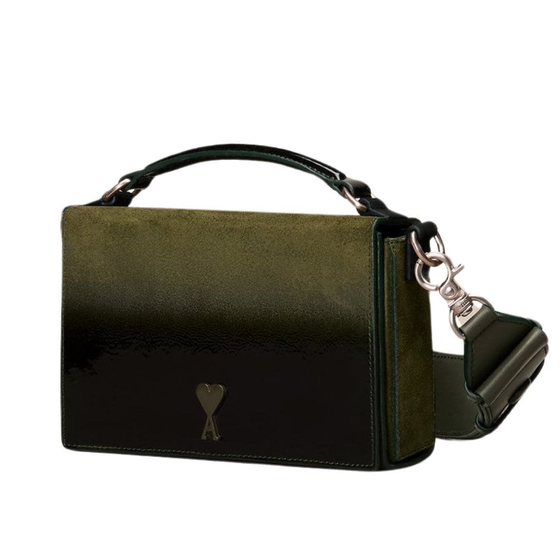 AMI DE COEUR LUNCH BOX BAG IN DARK OLIVE GREEN - Image 5