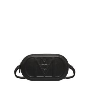 MCM MODE TRAVIA CROSSBODY POUCH IN SPANISH NAPPA LEATHER BLACK