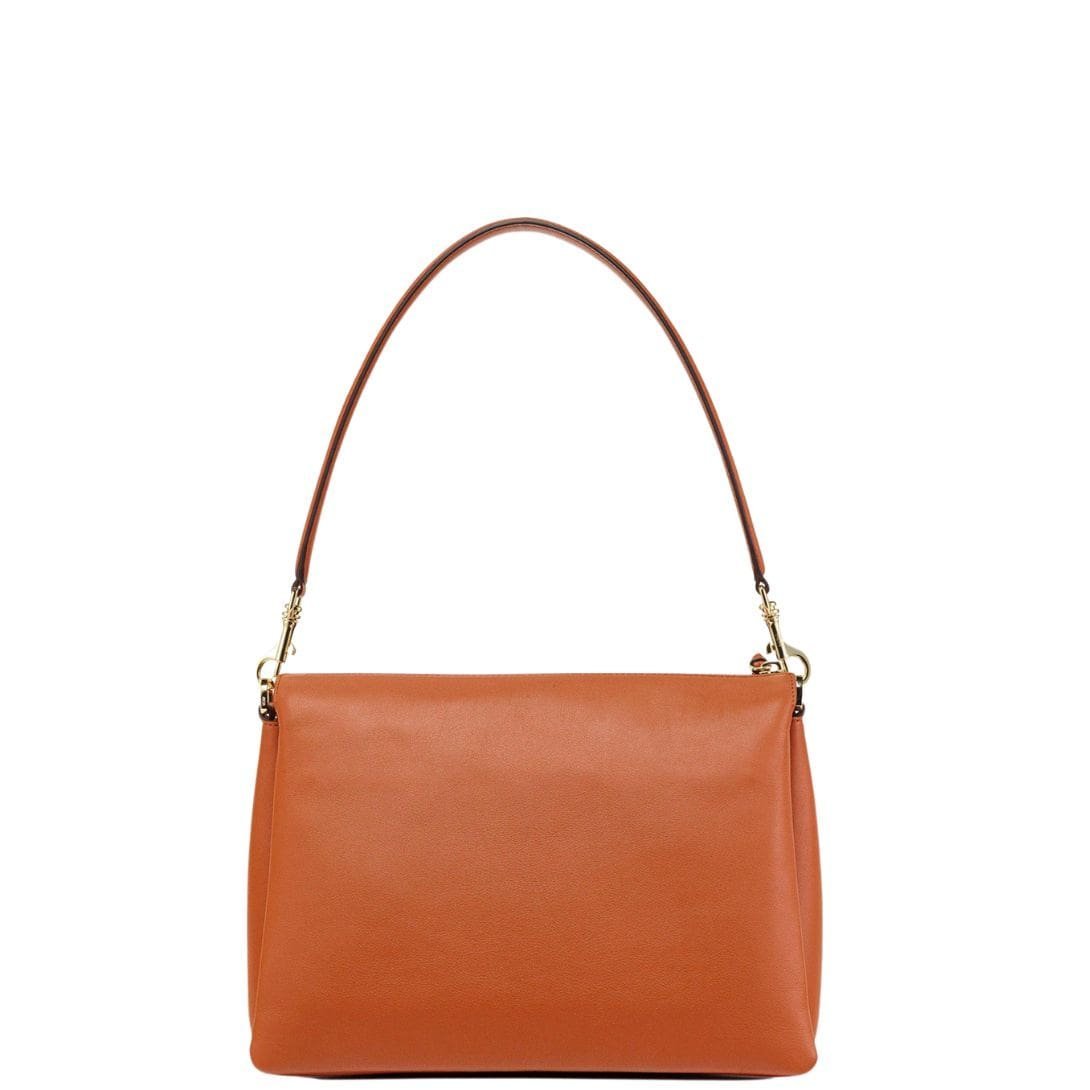 MCM MEDIUM MODE TRAVIA SHOULDER BAG IN SPANISH CALF LEATHER BROWN - Image 2