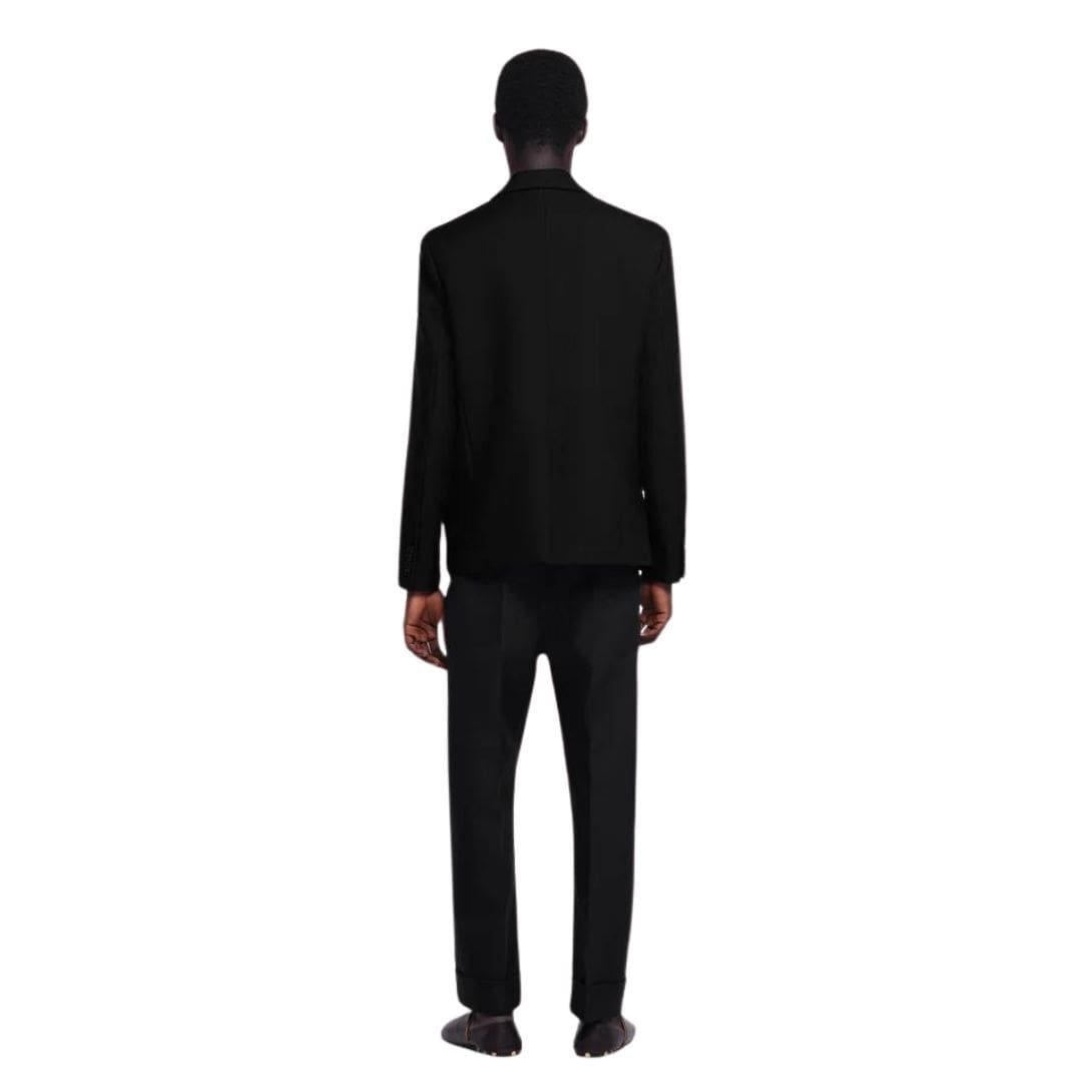 NANUSHKA ROX DOUBLE SUITING BLAZER BLACK - Image 3