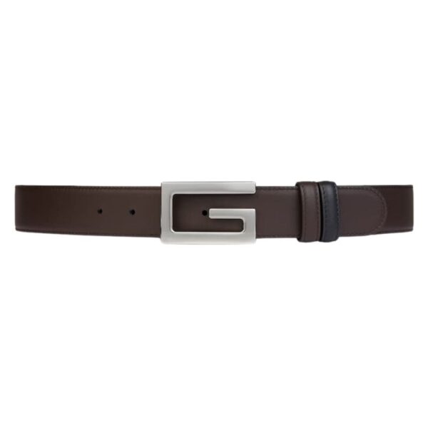 GUCCI REVERSIBLE BELT WITH SQUARE G BUCKLE