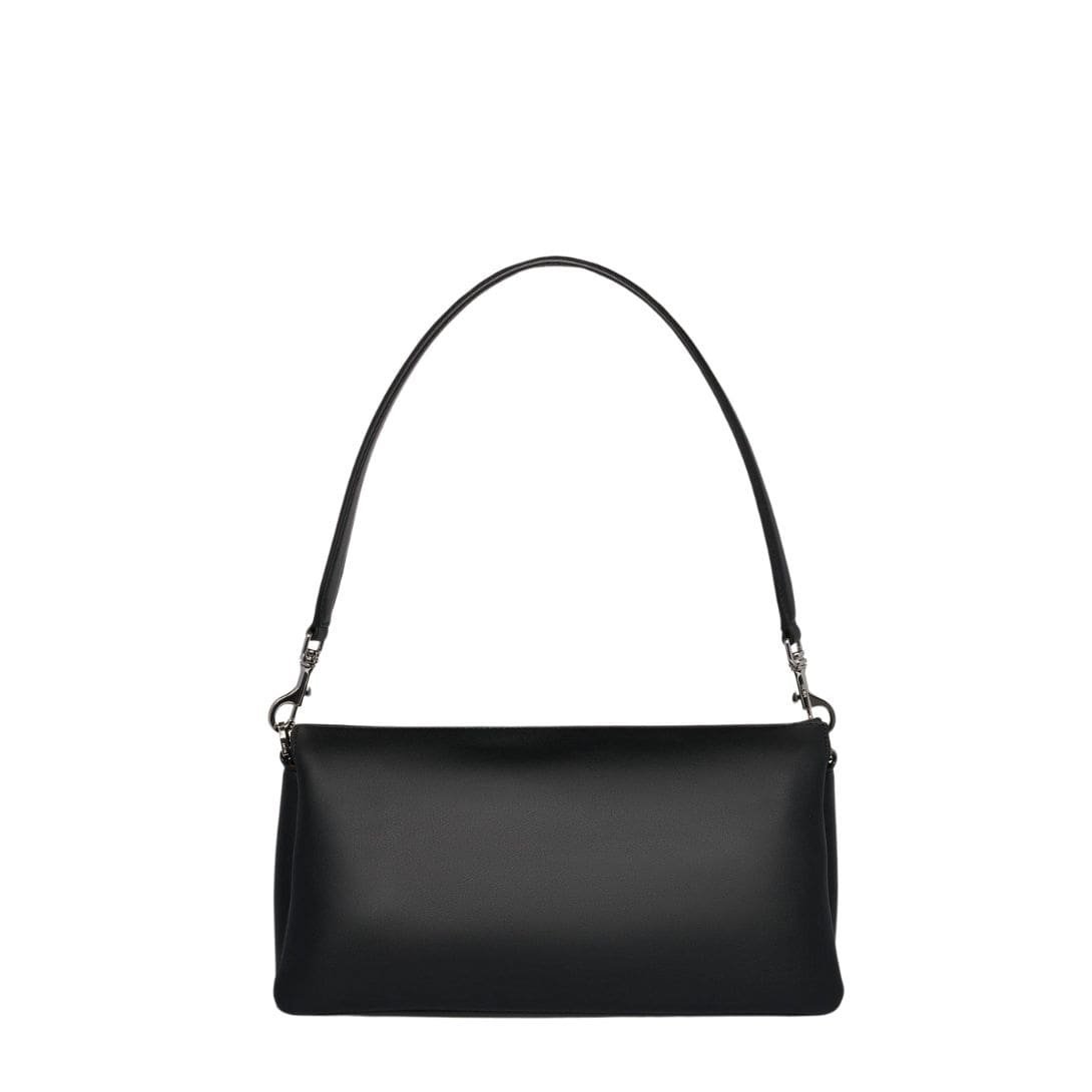 MCM SMALL MODE TRAVIA SHOULDER BAG IN SPANISH CALF LEATHER BLACK - Image 4