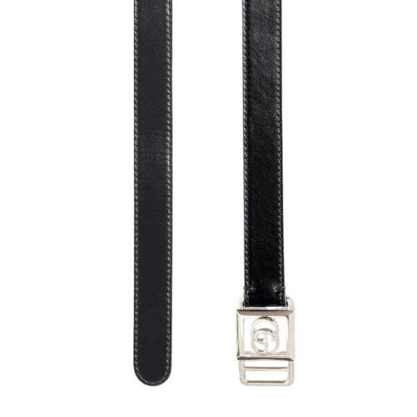 GUCCI THIN BELT WITH DOUBLE G BUCKLE - Image 2