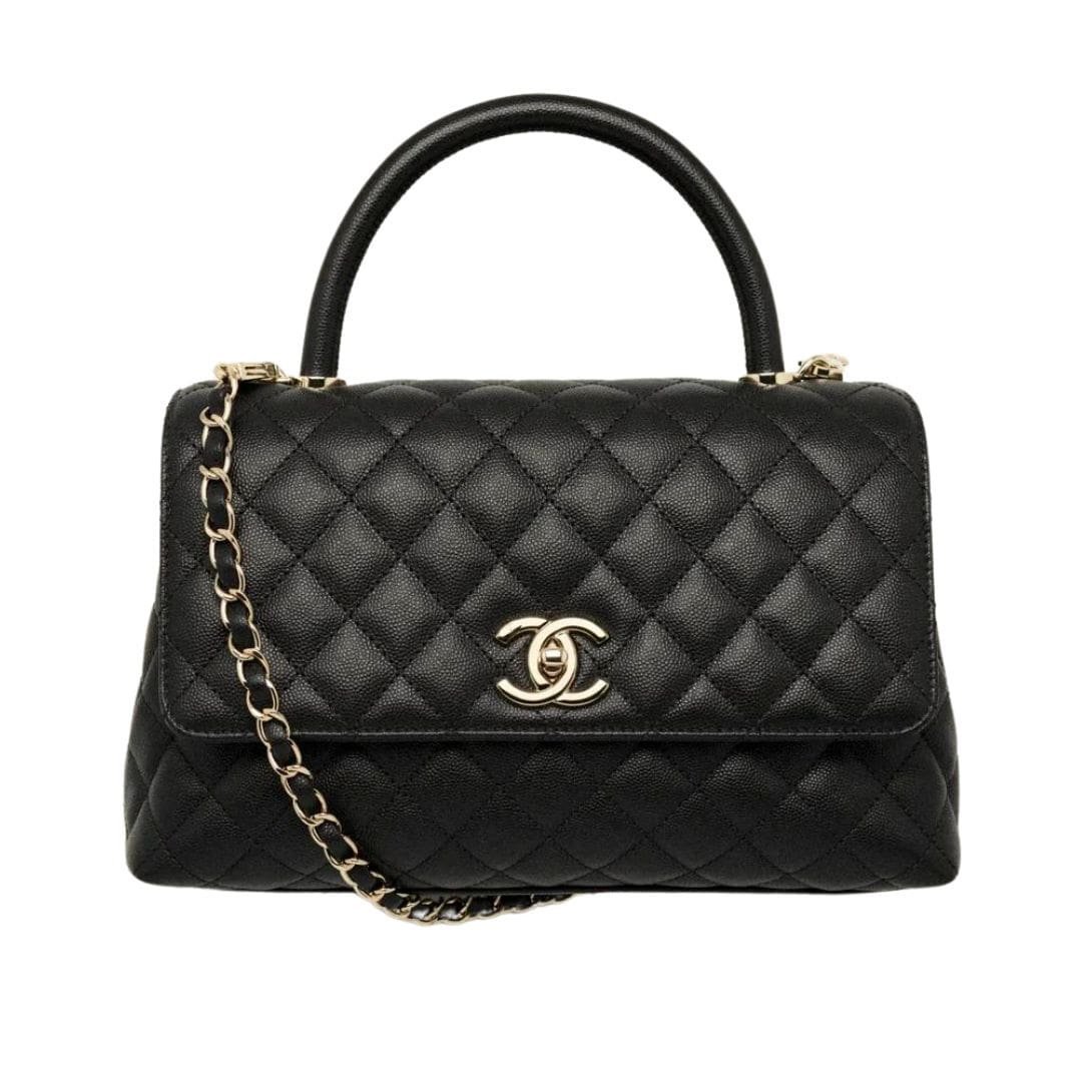 CHANEL LARGE FLAP BAG WITH TOP HANDLE - Image 4