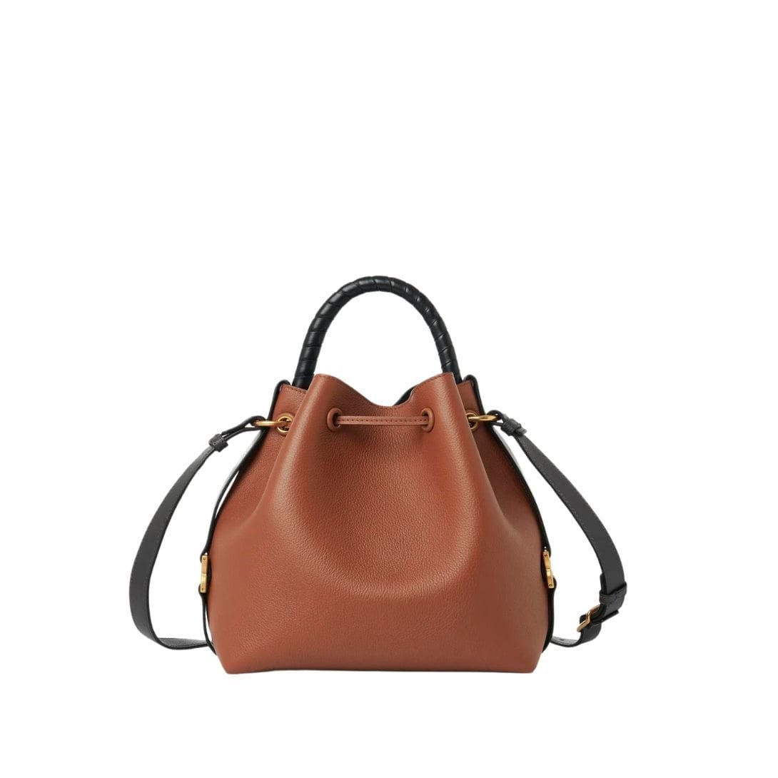 CHLOE MARCIE BUCKET BAG TAN - Image 6