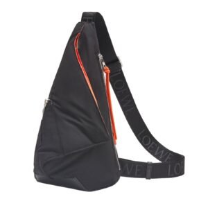 LOEWE AMTON SLING IN NYLON AND CALFSKIN