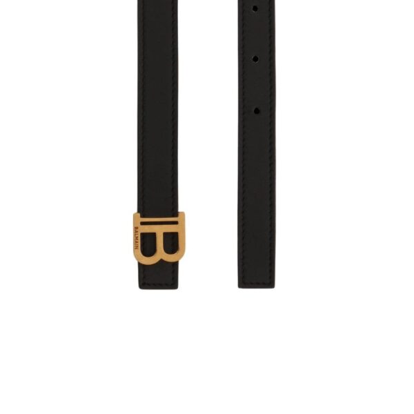 BALMAIN B-BELT IN LEATHER - Image 3