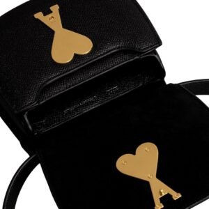 AMI NANO PARIS PARIS BAG IN BLACK