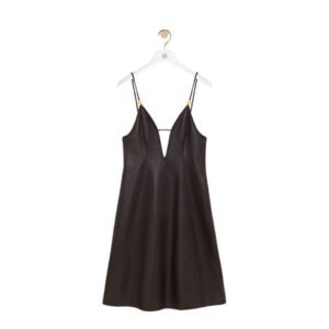 LOEWE STRAPPY DRESS IN NAPPA LAMBSKIN