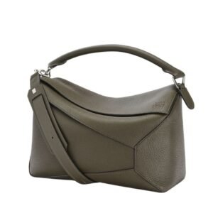 LOEWE LARGE PUZZLE BAG IN GRAINED CALFSKIN