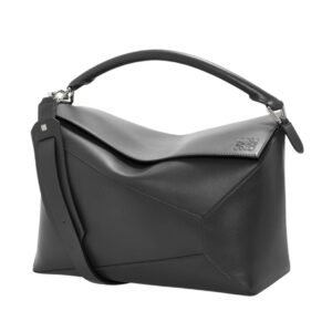 LOEWE LARGE PUZZLE BAG IN SHINY CALFSKIN