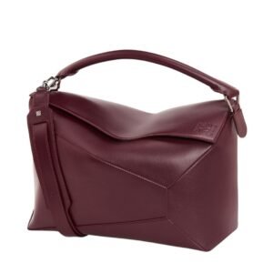 LOEWE LARGE PUZZLE BAG IN SHINY CALFSKIN