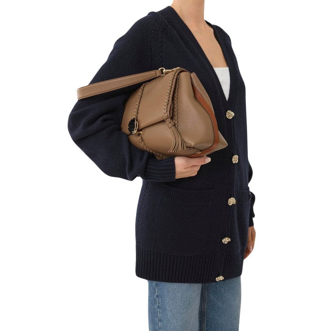 CHLOE PENELOPE MEDIUM SOFT SHOULDER BAG DARK NUT - Image 7