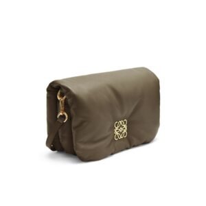 LOEWE GOYA PUFFER MINI BAG IN SHINY LAMBSKIN