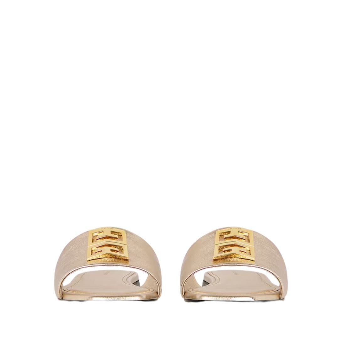 GIVENCHY 4G FLAT MULES IN LAMINATED LEATHER - Image 4