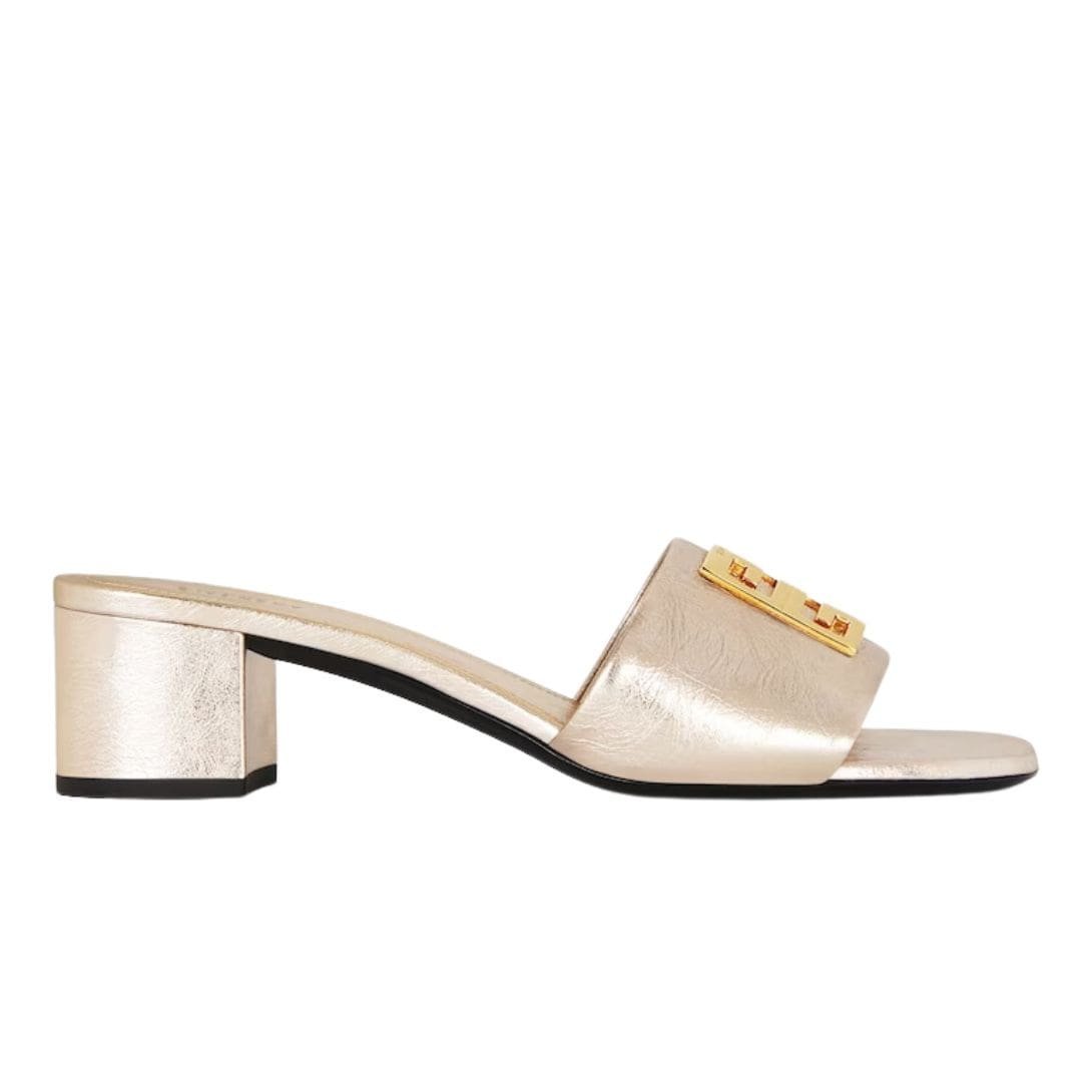 GIVENCHY 4G MULES IN 4G LUREX EMBROIDERY - Image 4