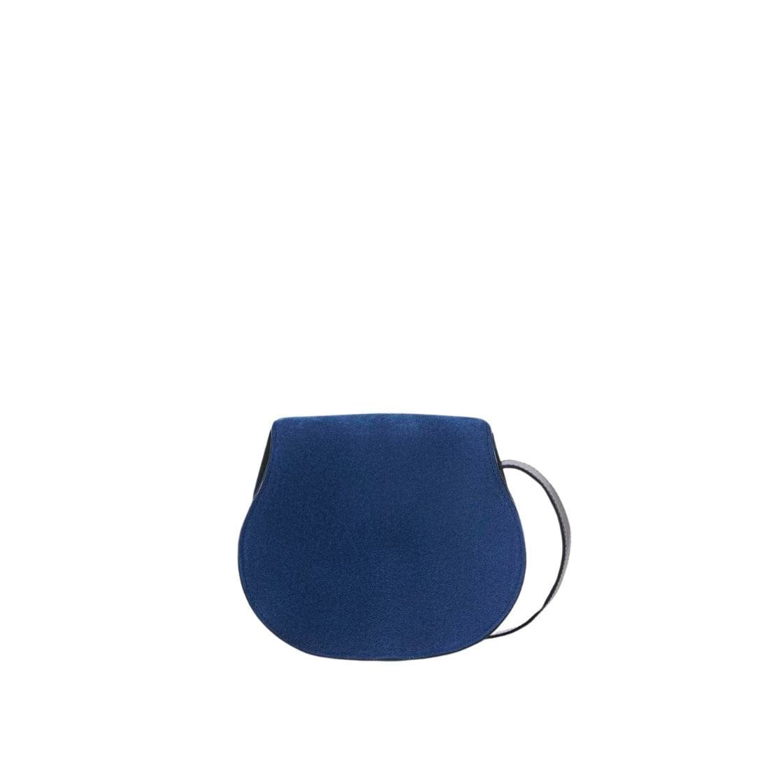 CHLOE MARCIE MEDIUM SADDLE BAG DEEP DENIM - Image 5