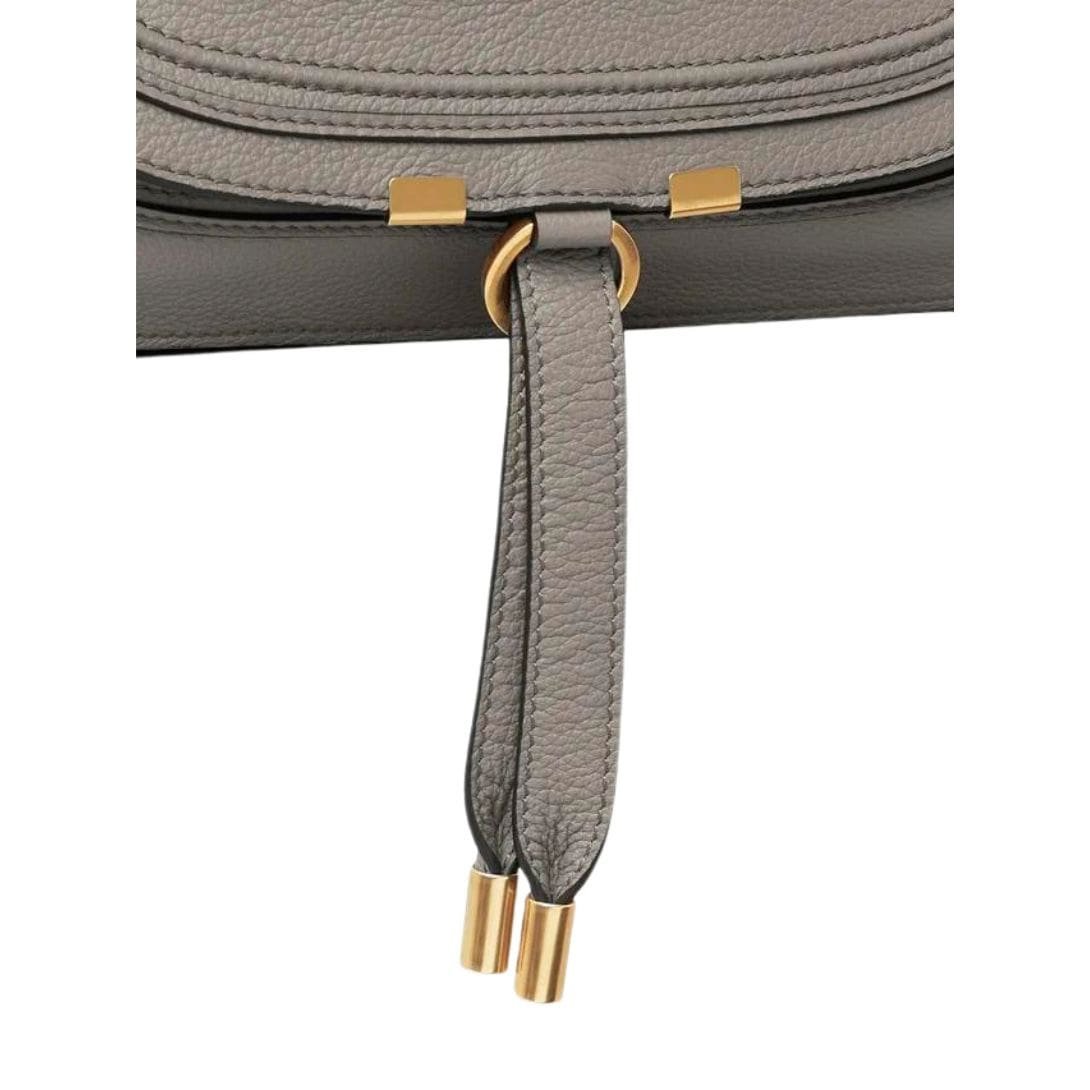 CHLOE MARCIE DOUBLE CARRY BAG CASHMERE GREY - Image 3