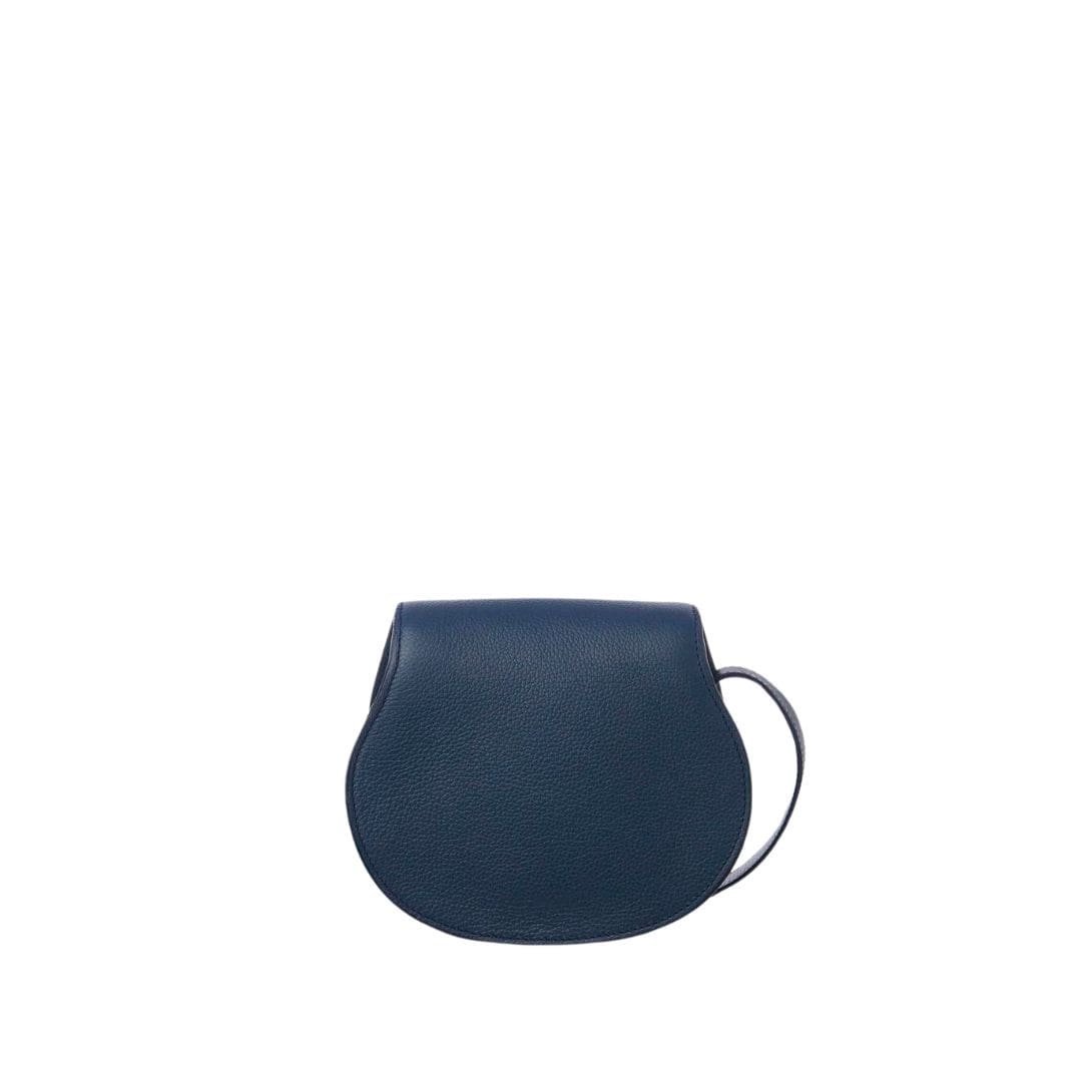 CHLOE MARCIE SMALL SADDLE BAG NAVY - Image 5