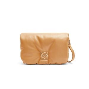 LOEWE GOYA PUFFER MINI BAG IN SHINY LAMBSKIN