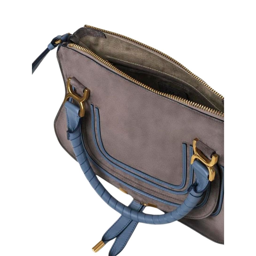 CHLOE MARCIE DOUBLE CARRY BAG CASHMERE GREY - Image 5