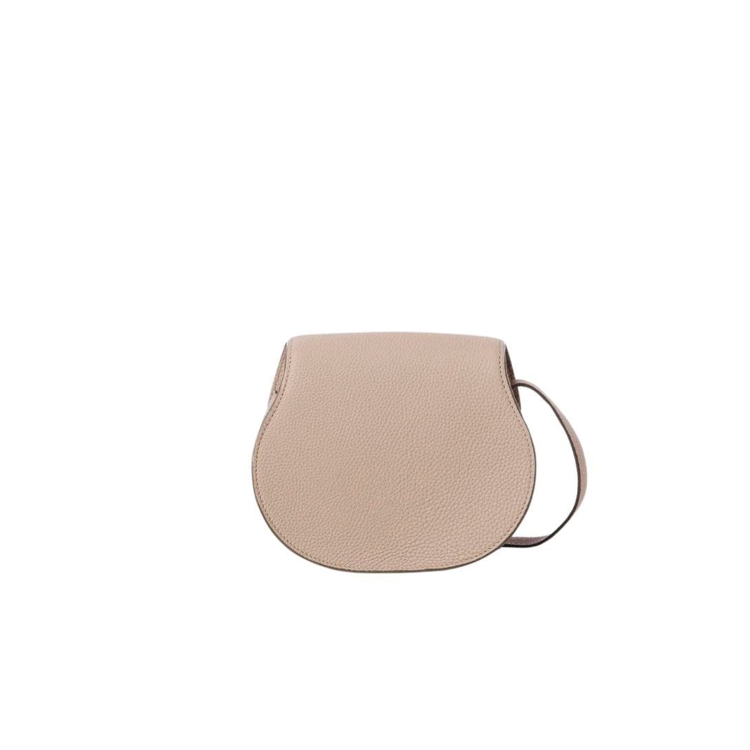 CHLOE MARCIE SMALL SADDLE BAG NOMAD BEIGE - Image 5