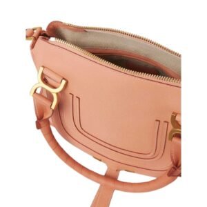 CHLOE MARCIE SMALL DOUBLE CARRY BAG TERRACOTTA PINK