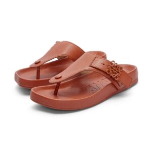 LOEWE ANAGRAM EASE SANDAL IN KIDSKIN