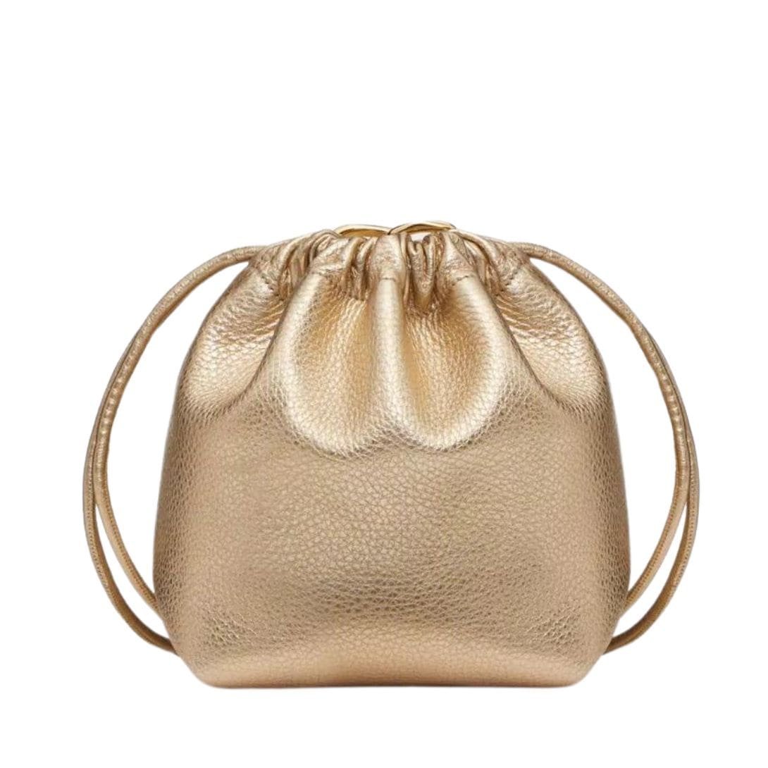 VALENTINO GARAVANI VLOGO POUF NAPPA LEATHER MINI BUCKET BAG - Image 2