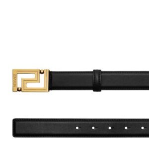 VERSACE GRECA LEATHER BELT 3 CM