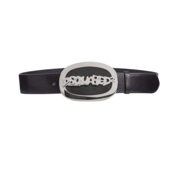 DSQUARED2 PLAQUE BELT SILVER - Image 2