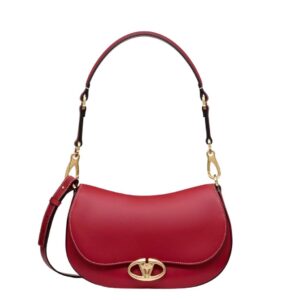 SMALL VALENTINO GARAVANI OHVAL SHOULDER BAG IN NAPPA CALFSKIN