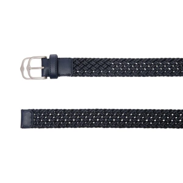 BALLY EMBERT 30MM BELT IN FABRIC AND LEATHER - Image 3