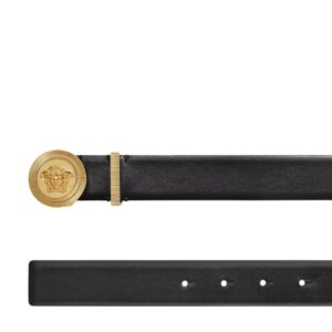 VERSACE MEDUSA BIGGIE LEATHER BELT 3 CM