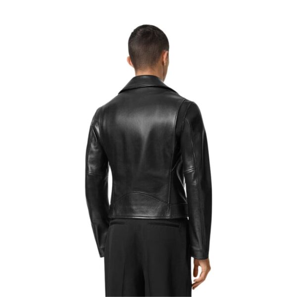 VERSACE LEATHER BIKER JACKET - Image 5