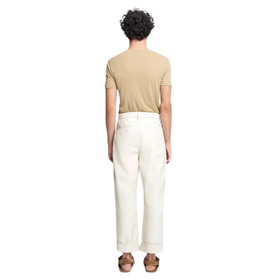 NANUSHKA ZAYDEN REGENRATED LEATHER TAPERED PANTS CRAYON - Image 3