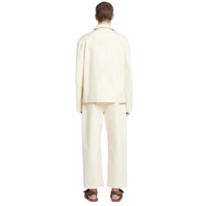 NANUSHKA FERRE BELTED STRUCTURED TWILL PANTS