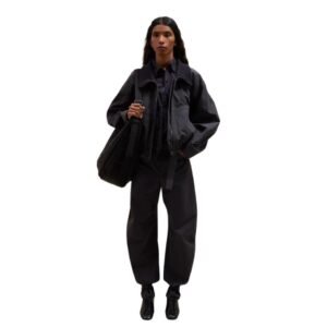 LEMAIRE DOUBLE LAYER BLOUSON WITH RIB