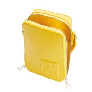 LOEWE VERTICAL CROSSBODY POCKET IN SATIN CALFSKIN