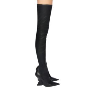 THE ATTICO ”CHEOPE” BLACK THIGH HIGH