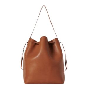 THE ROW BELVEDERE TOTE BAG IN LEATHER