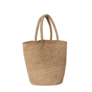 THE ROW EMILIE BAG IN RAFFIA