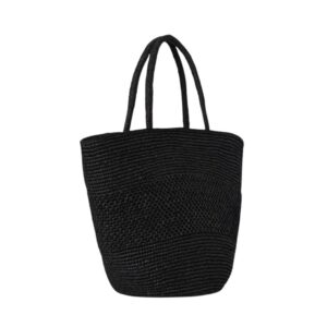 THE ROW EMILIE BAG IN RAFFIA