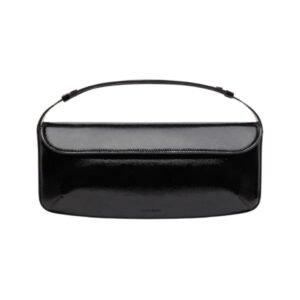 COURREGES SLEEK NAPLAK LEATHER BAGUETTE BAG