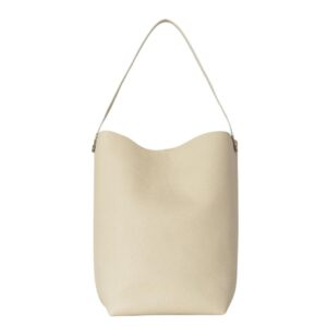 THE ROW LARGE NS HOOK TOTE BAG IN LEATHER